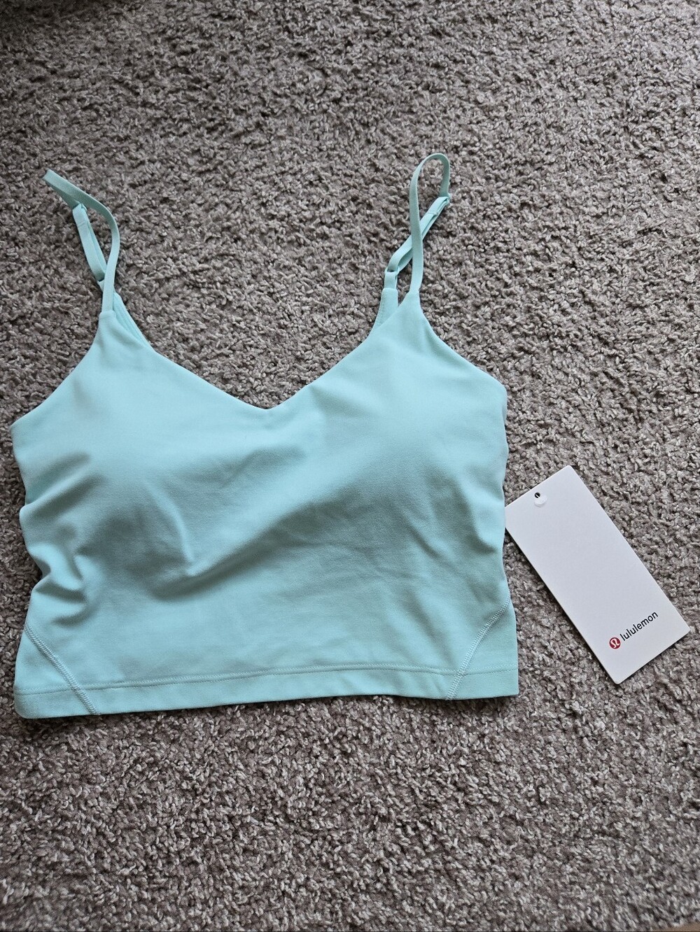 Lululemon Align cropped cami tank 6 ideal mint